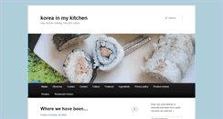 Desktop Screenshot of koreainmykitchen.com